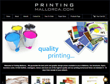 Tablet Screenshot of printingmallorca.com